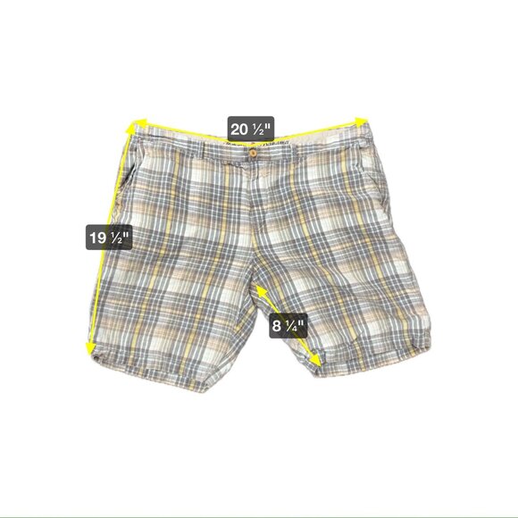 Tommy Bahama Mens Plaid Shorts Size 42 Linen Tencel Blend - Picture 7 of 8